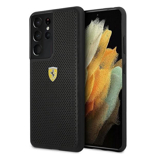 Ferrari Skal Galaxy S21 Ultra On Track Perforated - Svart