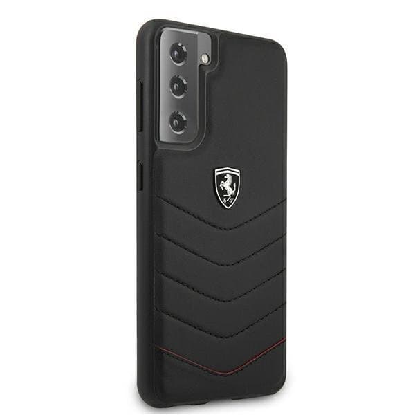 Ferrari Skal Galaxy S21 Off Track Quilted - Svart