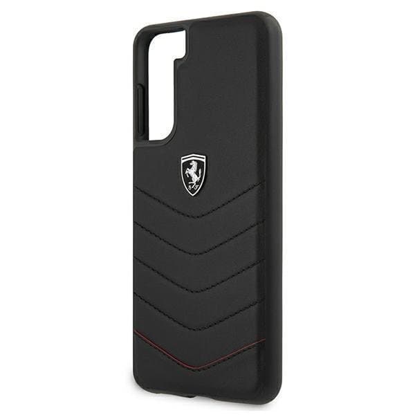 Ferrari Skal Galaxy S21 Off Track Quilted - Svart