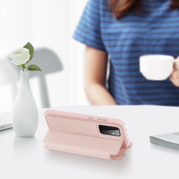 Dux Ducis Skin X Plånboksfodral Samsung Galaxy A72 4G - Rosa