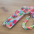 Miniatyrbild 3 av 4: Color Chain Pendant Gel Flexible Mobileskal iPhone 8 Plus / 7 Plus - Flerfargad