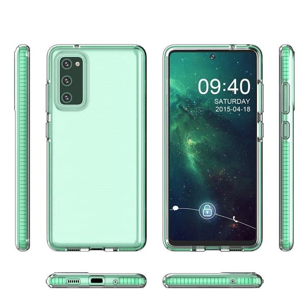 Spring TPU Gel Protective Mobilskal Galaxy A72 - Ljus Rosa