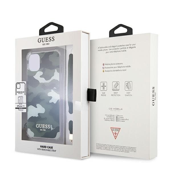 Guess Skal iPhone 11 Camo Collection - Grön