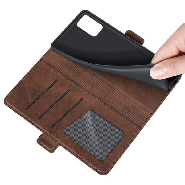 Flip Folio Plånboksfodral till Samsung Galaxy A03s - Coffee