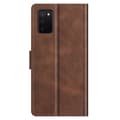 Miniatyrbild 2 av 5: Flip Folio Plånboksfodral till Samsung Galaxy A03s - Coffee
