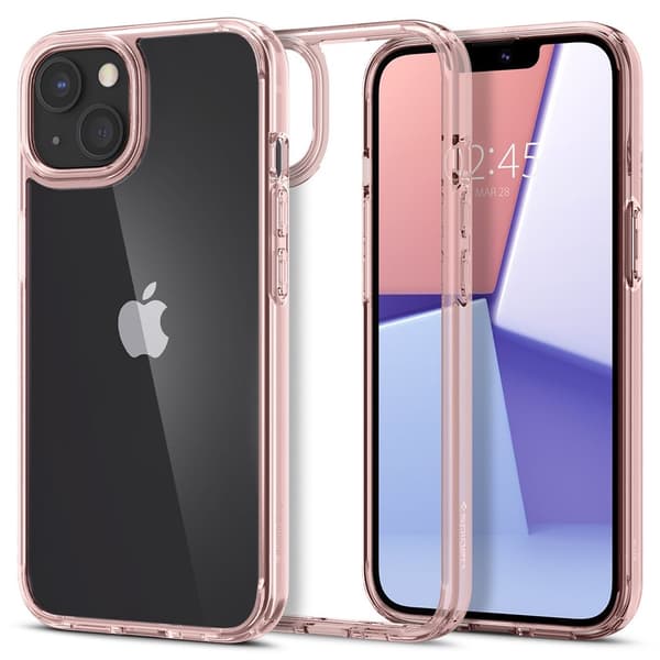 Spigen Ultra Hybrid iPhone 13 - Rosa Crystal