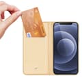 Miniatyrbild 3 av 11: Dux Ducis Skin Series Plånboksfodral iPhone 13 Mini - Gold