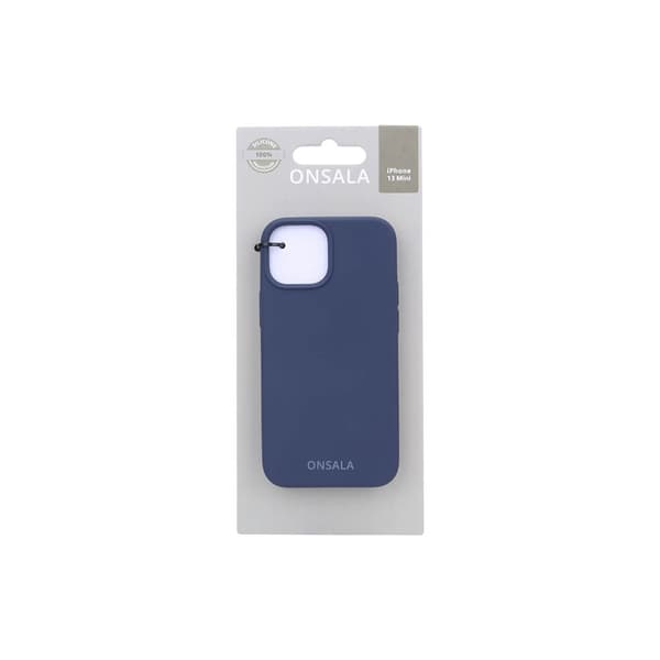 Onsala Silikon Skal iPhone 13 Mini - Cobalt Blå