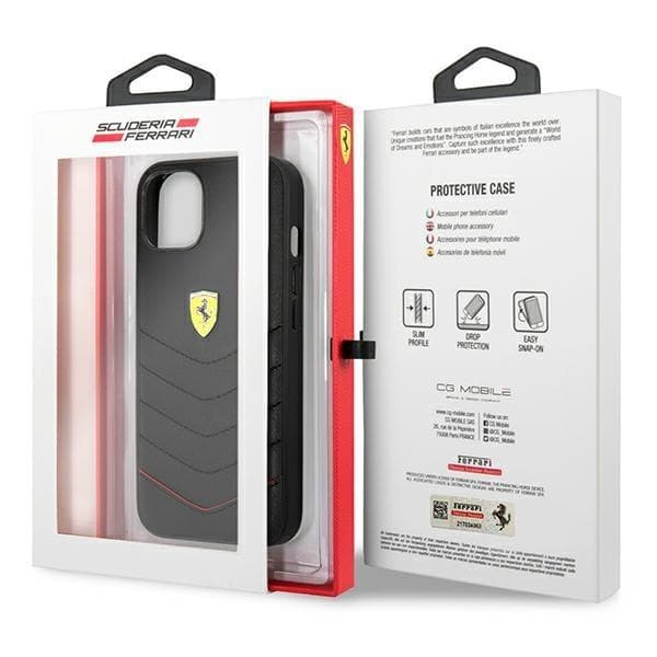 Ferrari Skal iPhone 13 Mini Off Track Quilted - Svart