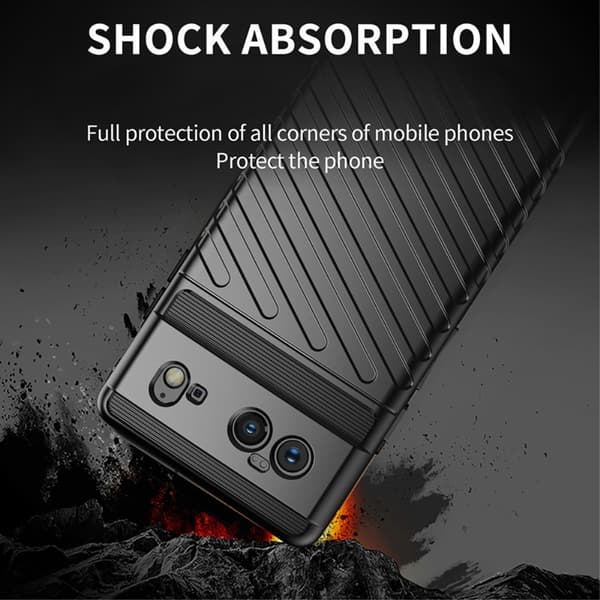 Thunder Twill Texture Skal Google Pixel 6 - Svart