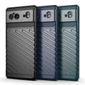 Miniatyrbild 6 av 6: Thunder Twill Texture Skal Google Pixel 6 - Svart