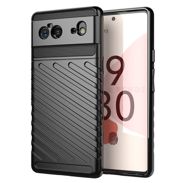 Thunder Twill Texture Skal Google Pixel 6 - Svart