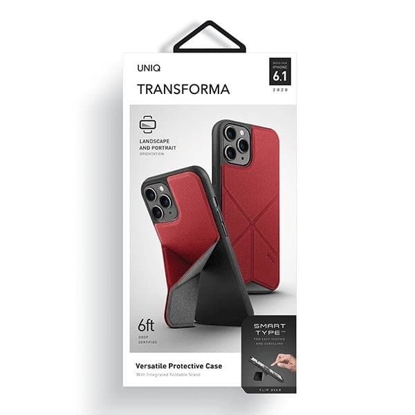 UNIQ Transforma Skal iPhone 12 / 12 Pro - Coral Röd
