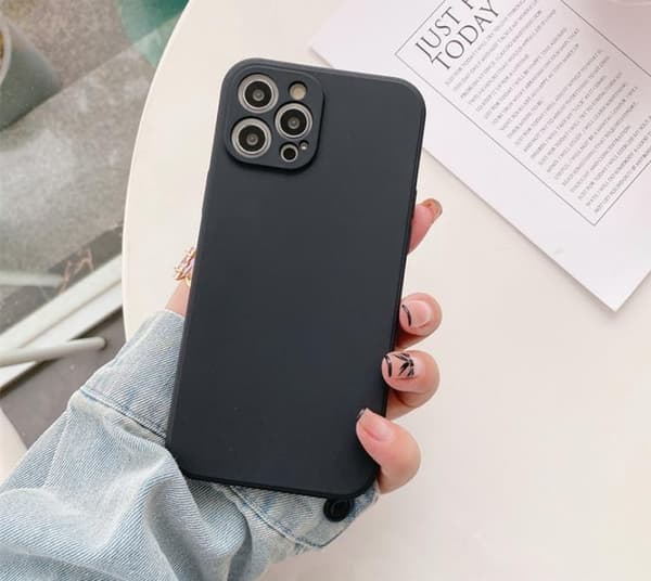 Tunt Mjukt mobilskal till Apple iPhone 13 Mini - Svart