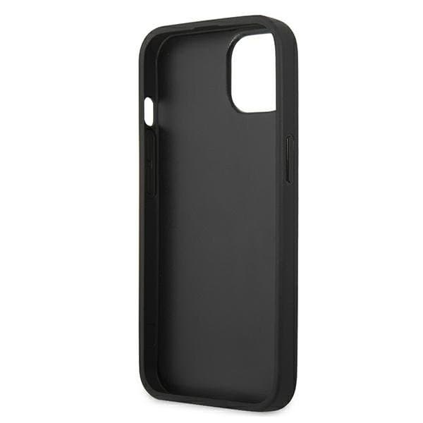 Karl Lagerfeld Läder Ikonik Karl`s Head Metal Skal iPhone 13 Mini - Svart