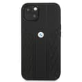 Miniatyrbild 3 av 5: BMW Läder Curve Perforate Skal iPhone 13 Mini - Svart