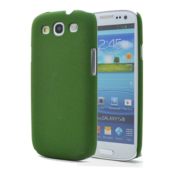 Baksidesskal till Samsung Galaxy S3 i9300 - Sand - Grön