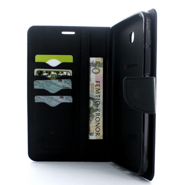Mercury Fancy Diary Plånboksfodral till Samsung Galaxy Tab 3 7,0 (Svart)