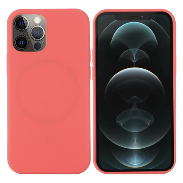 MagSafe Liquid Silicone Skal iPhone 13 Pro Max - Hot Pink