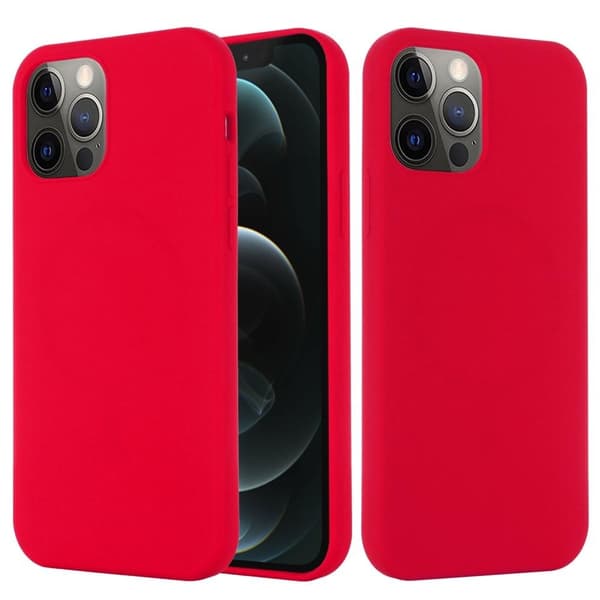 MagSafe Liquid Silicone Skal iPhone 13 Pro Max - Röd