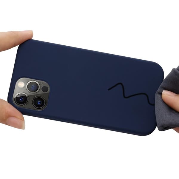 MagSafe Liquid Silicone Skal iPhone 13 Pro Max - Blå