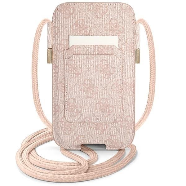 Guess Big Metall Logo Halsbandsfodral - Rosa