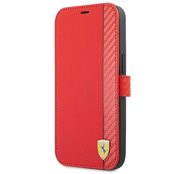 Ferrari On Track Carbon Stripe Fodral iPhone 13 Mini - Röd