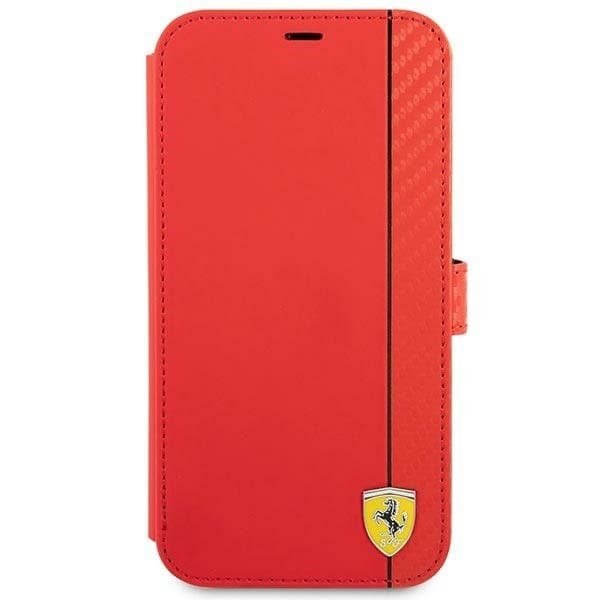 Ferrari On Track Carbon Stripe Fodral iPhone 13 Mini - Röd