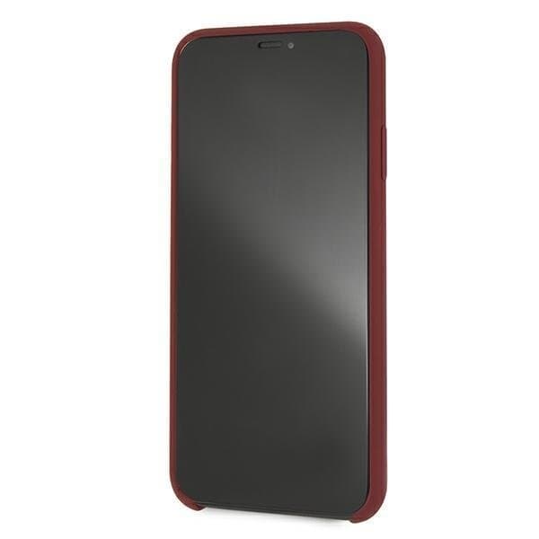 Mercedes Silicone Line Skal iPhone Xs Max - Röd