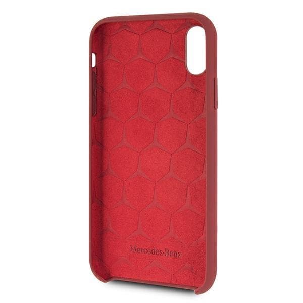 Mercedes Silicone Line Skal iPhone XR - Röd