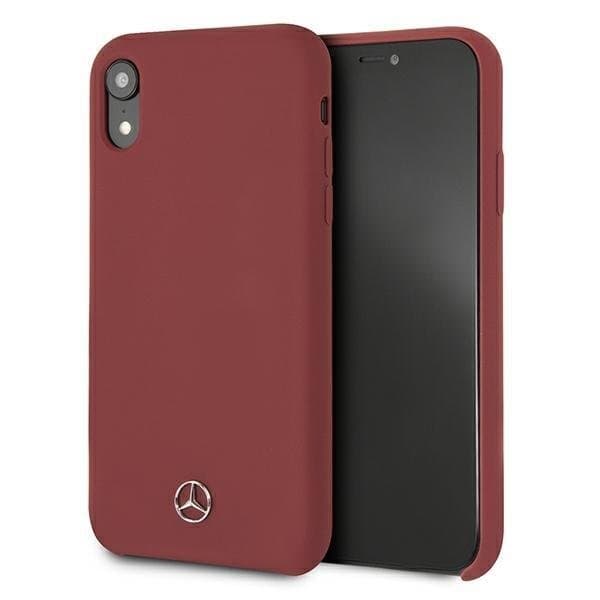 Mercedes Silicone Line Skal iPhone XR - Röd
