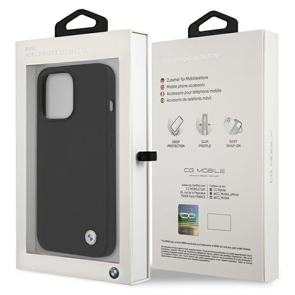BMW Silicone Signature Skal iPhone 13 / 13 Pro - Svart