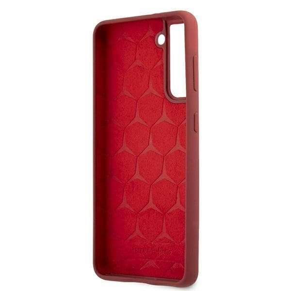 Mercedes Silicone Line Skal Galaxy S21 Plus - Röd