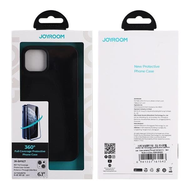 Joyroom 360 Skal Plus Härdat glas iPhone 13 Pro Max - Röd