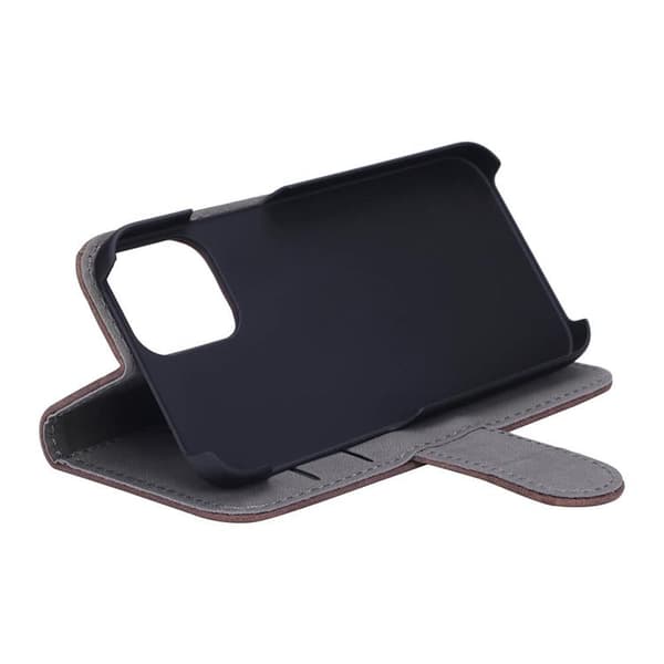 GEAR Mobilfodral Nubuck PU iPhone 12 Mini - Brun