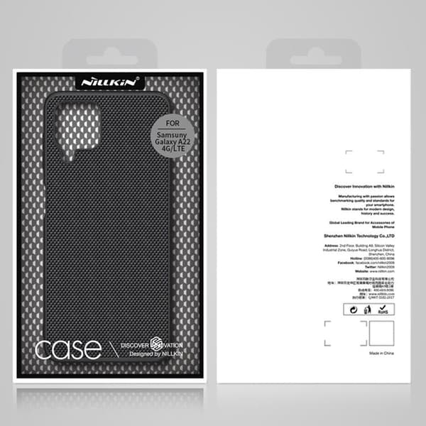 Nillkin Textured Skal Samsung Galaxy A22 4G - Svart