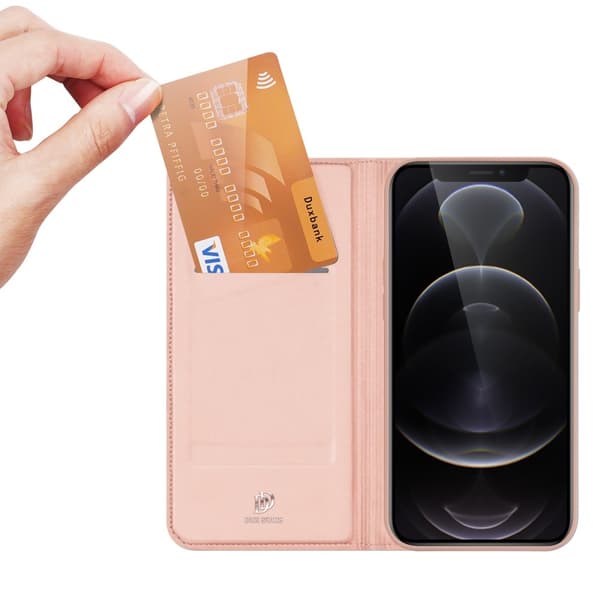 Dux Ducis Skin Series Plånboksfodral iPhone 13 Pro - RoseGold