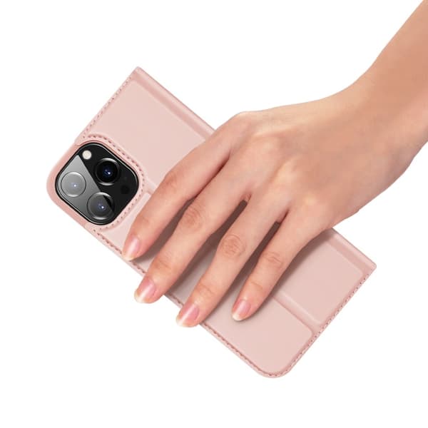 Dux Ducis Skin Series Plånboksfodral iPhone 13 Pro - RoseGold