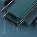 Miniatyrbild 4 av 5: Eco Leather View Fodral Galaxy A22 - Röd