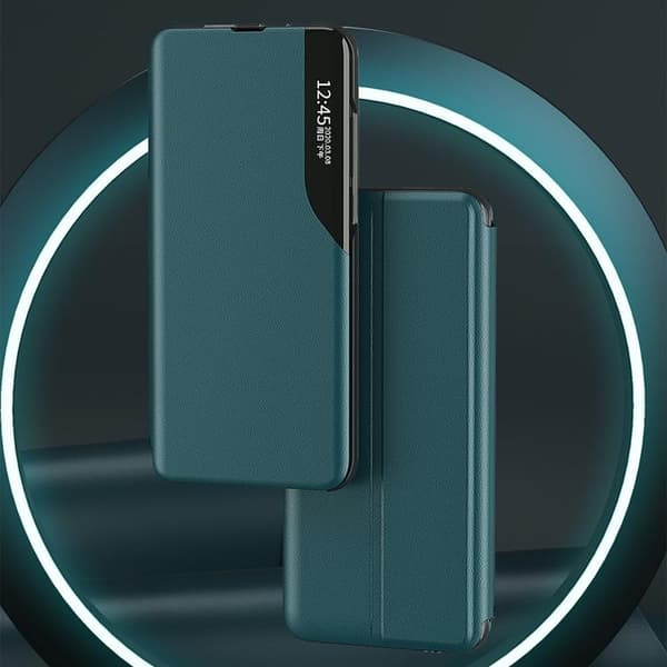 Eco Leather View Fodral Galaxy A22 - Röd