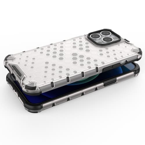 Honeycomb Armor TPU Bumper iPhone 13 Pro Max - Svart