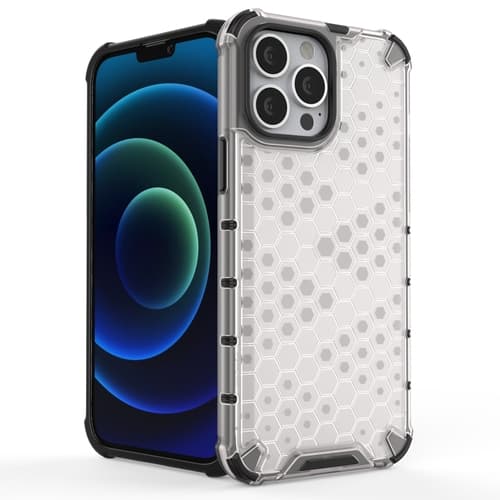 Honeycomb Armor TPU Bumper iPhone 13 Pro Max - Svart