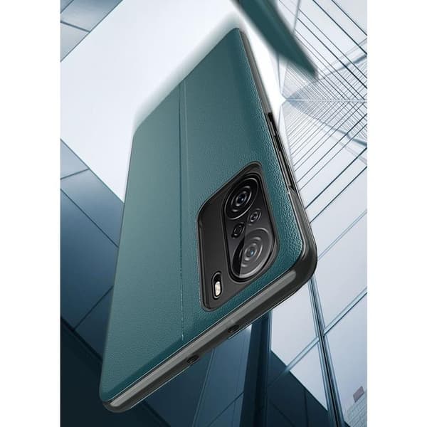Eco Leather View Fodral Xiaomi Poco F3 - Orange