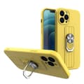 Miniatyrbild 1 av 3: Ring Silicone Finger Grip Skal iPhone 11 Pro - Gul