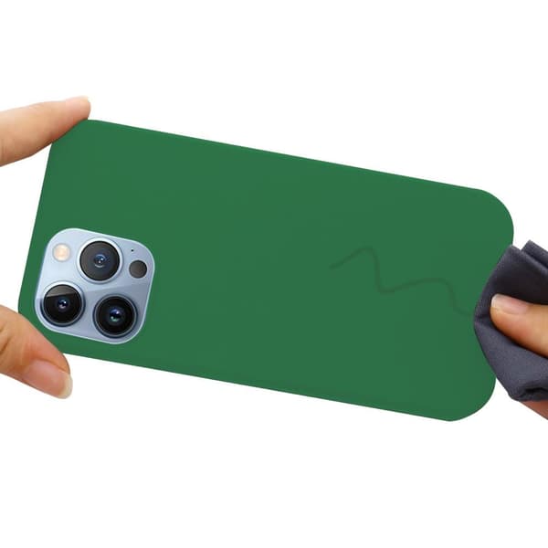 MagSafe Liquid Silicone Skal iPhone 13 Pro - Grön