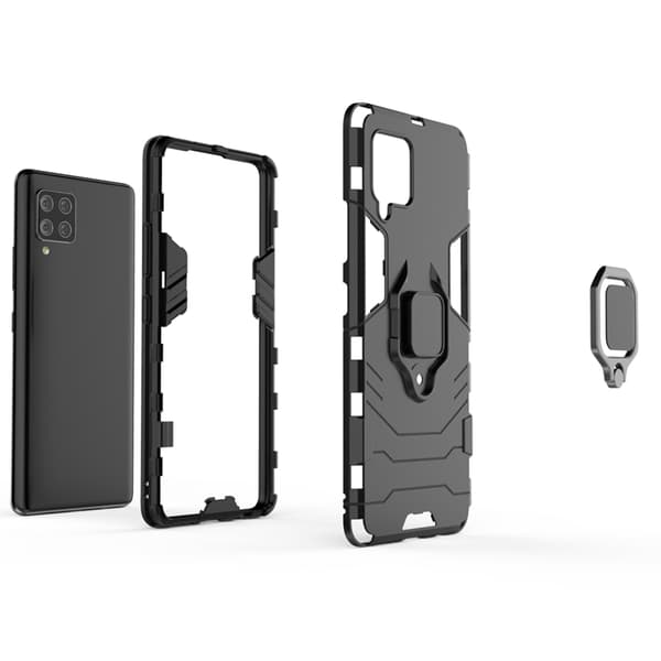 Ring Armor Skal Galaxy A42 - Blå