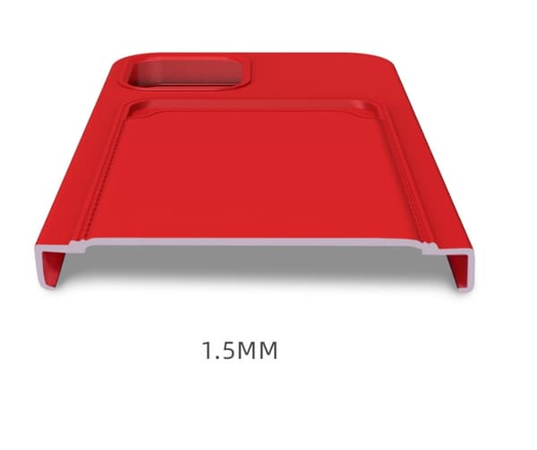 iPhone 12 Pro Max Skal med Kortfack - Röd