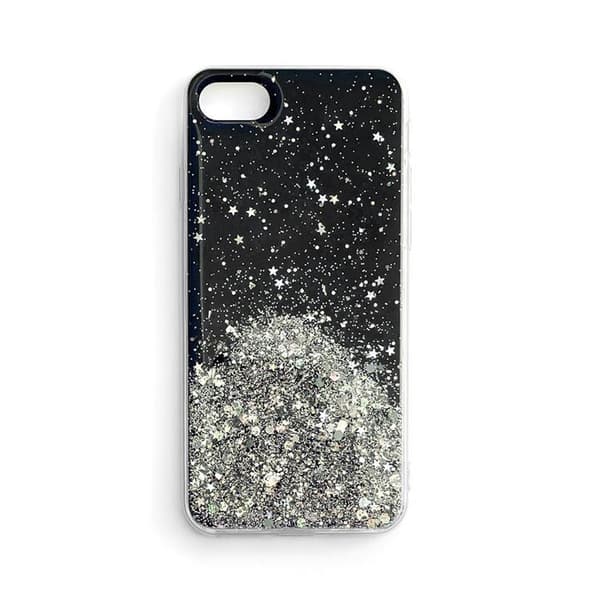 Wozinsky Star Glitter Shining Skal Galaxy A42 - Svart