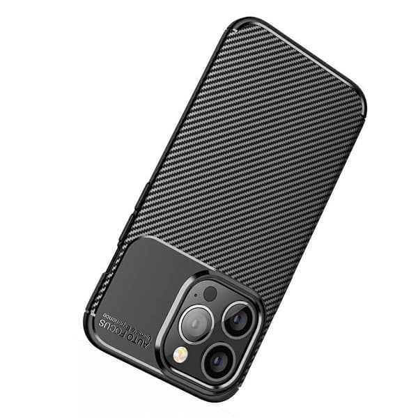 Carbon Fiber mobilskal till Apple iPhone 13 Pro Max - Brun