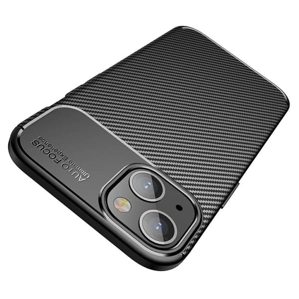 Carbon Fiber mobilskal till Apple iPhone 13 Mini - Svart